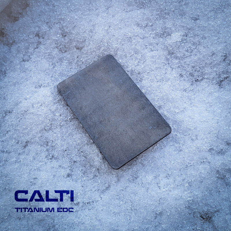 Load image into Gallery viewer, Titanium RFID Blocking Card from Calti, edc, every day carry, titanium edc, tactical edc, rfid protect, bisiness card, multi tool
