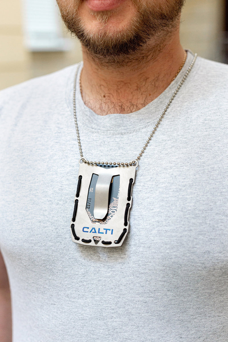 Load image into Gallery viewer, Tactic Titanium Minimalist Slim Wallet, RFID Protect, Mens Wallet, Business Card Holder, Front Pocket Wallet, Tactical Wallet, Metal Wallet