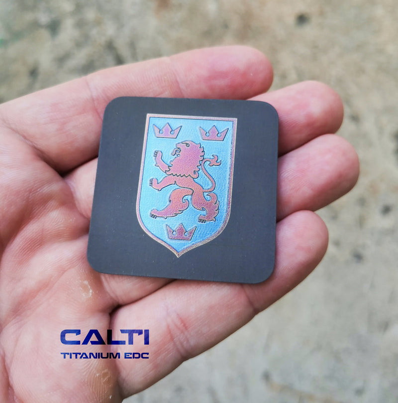 Load image into Gallery viewer, Personalized Titanium Military Patch, Custom Tactica Marine Corps, Army, Air Forcel Patch, Rust proof, strong custom patch