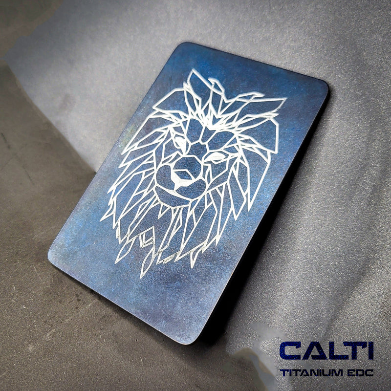Load image into Gallery viewer, Custom Animal Poly Titanium RFID Blocking Card - Slim EDC Wallet Insert by CALTI
