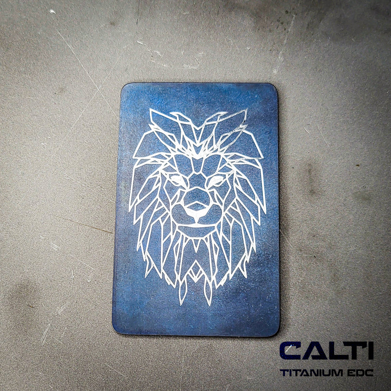 Load image into Gallery viewer, Custom Animal Poly Titanium RFID Blocking Card - Slim EDC Wallet Insert by CALTI

