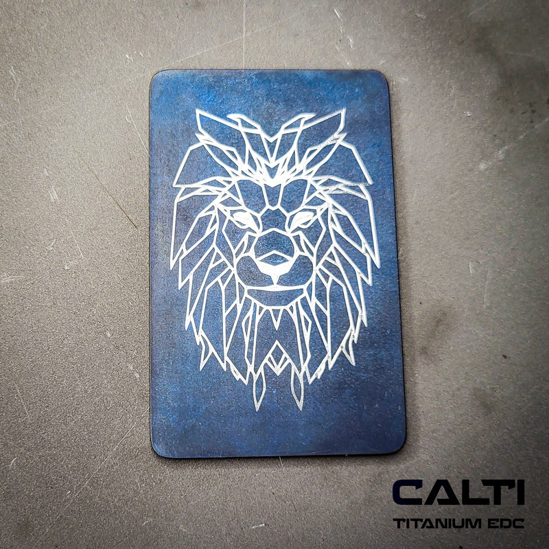 Load image into Gallery viewer, Custom Animal Poly Titanium RFID Blocking Card - Slim EDC Wallet Insert by CALTI
