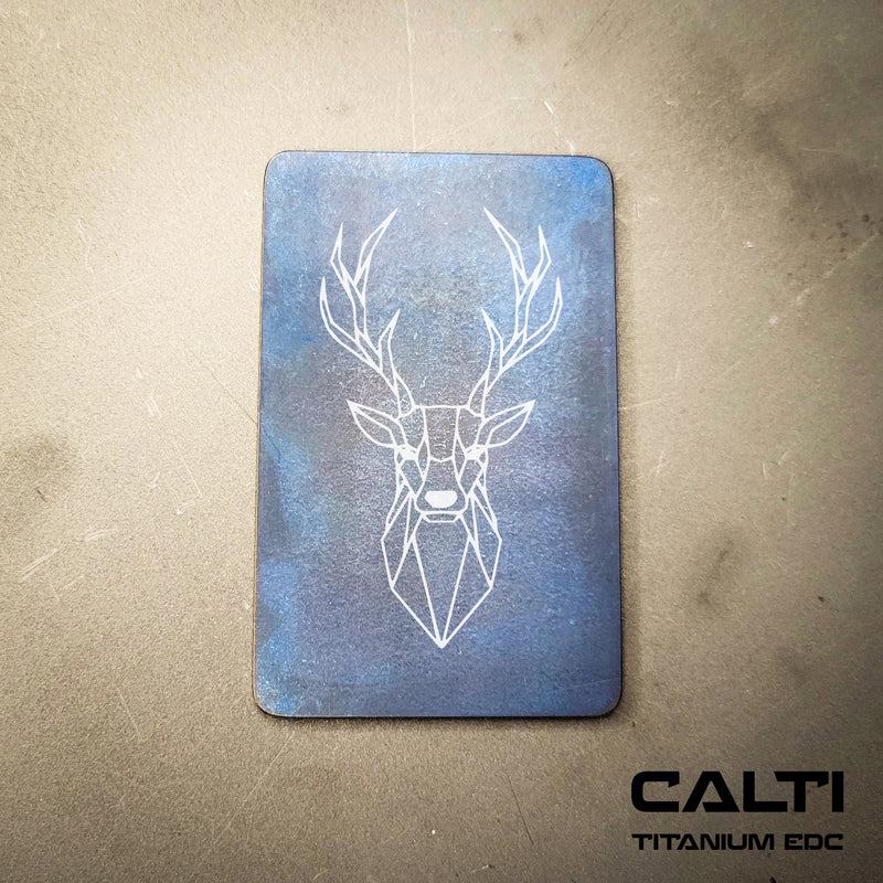 Load image into Gallery viewer, Custom Animal Poly Titanium RFID Blocking Card - Slim EDC Wallet Insert by CALTI
