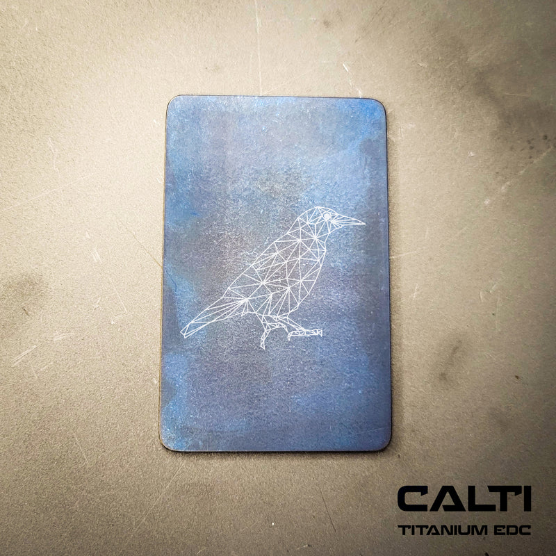 Load image into Gallery viewer, Custom Animal Poly Titanium RFID Blocking Card - Slim EDC Wallet Insert by CALTI
