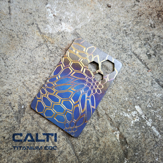 Titanium RFID Blocking Card from Calti, edc tool, edc, every day carry, titanium edc, tactical edc, rfid protect, bisiness card, multi tool