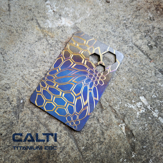 Titanium RFID Blocking Card from Calti, edc tool, edc, every day carry, titanium edc, tactical edc, rfid protect, bisiness card, multi tool