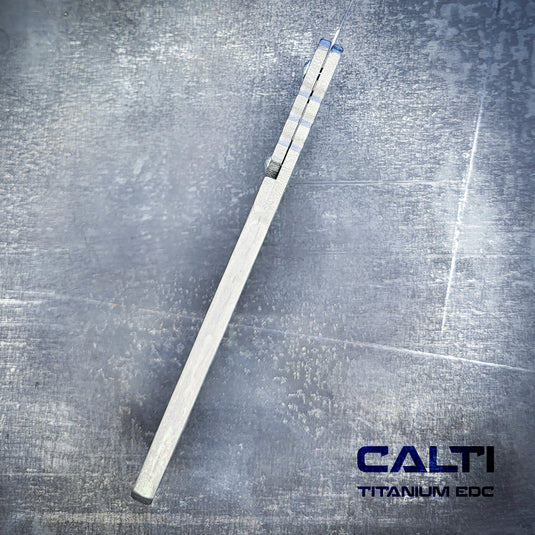 Custom Titanium Utility Blade Holder - EDC Pocket Knife & Box Cutter - Durable EDC Blade Holder