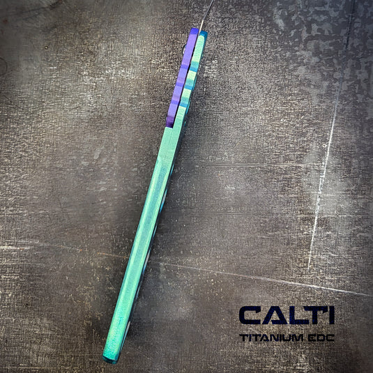 Custom Titanium Utility Blade Holder - EDC Pocket Knife & Box Cutter - Durable EDC Blade Holder