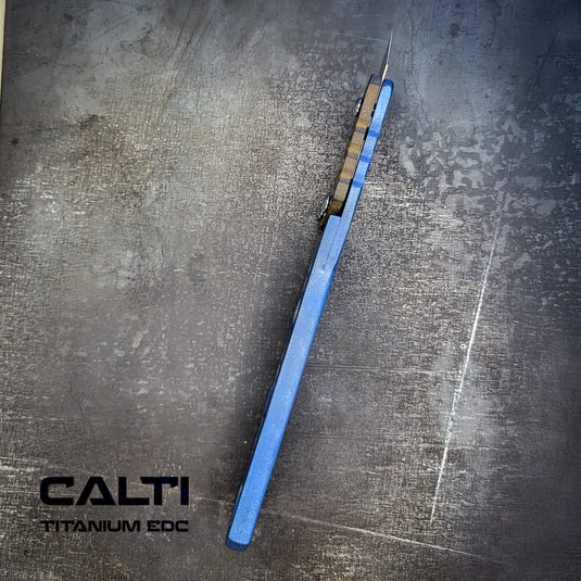 Custom Titanium Utility Blade Holder - EDC Pocket Knife & Box Cutter - Durable EDC Blade Holder