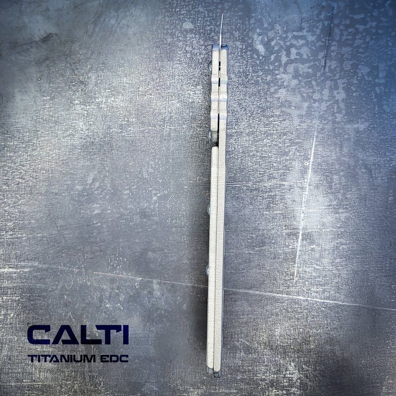 Load image into Gallery viewer, Custom Titanium Utility Blade Holder - EDC Pocket Knife &amp; Box Cutter - Durable EDC Blade Holder
