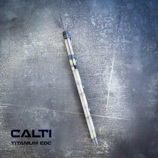 Custom Titanium Utility Blade Holder - EDC Pocket Knife & Box Cutter - Durable EDC Blade Holder