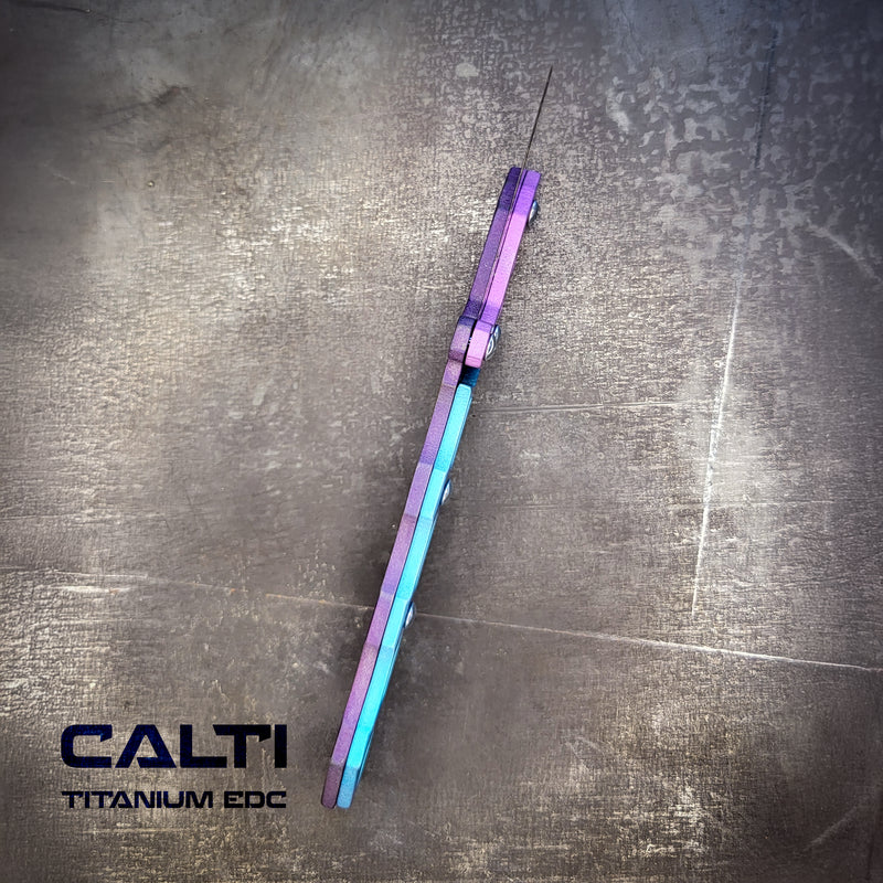 Load image into Gallery viewer, Custom Titanium Utility Blade Holder - EDC Pocket Knife &amp; Box Cutter - Durable EDC Blade Holder
