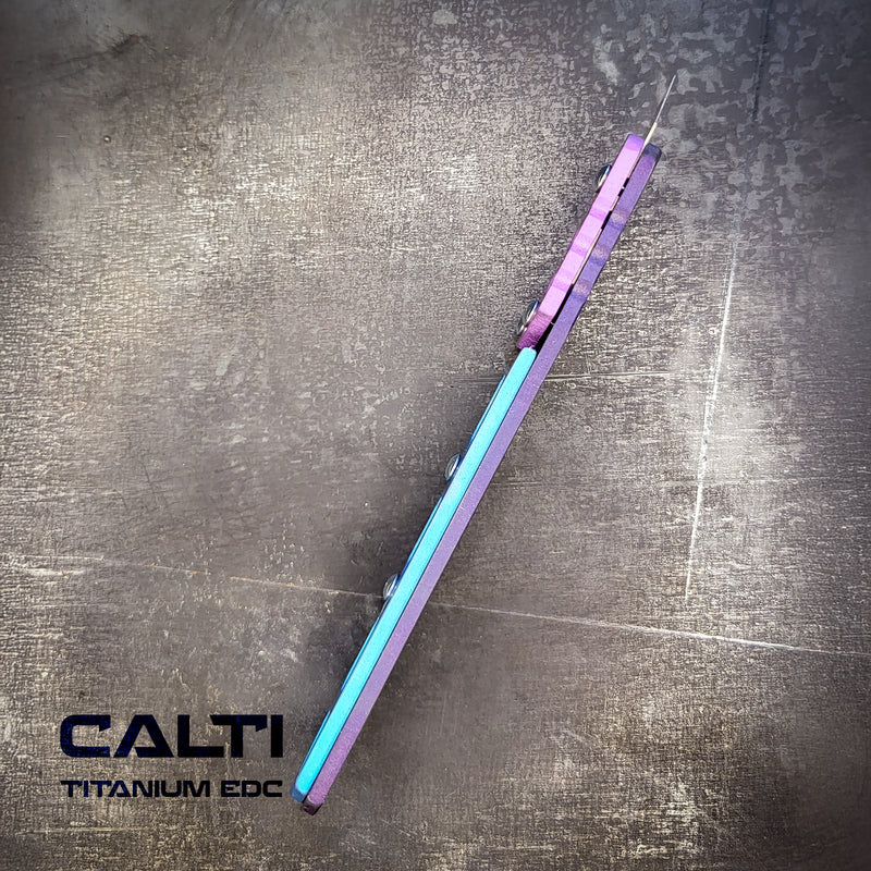 Load image into Gallery viewer, Custom Titanium Utility Blade Holder - EDC Pocket Knife &amp; Box Cutter - Durable EDC Blade Holder
