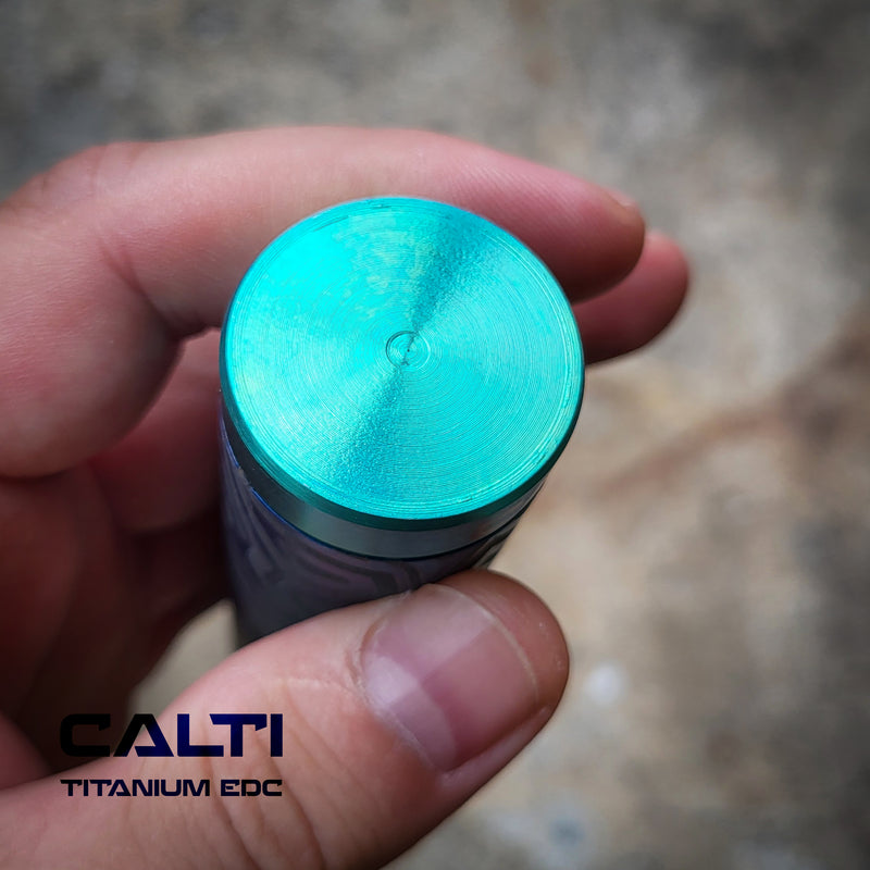 Load image into Gallery viewer, Custom Handmade Titanium Flathead Screwdriver - With internal tool compartment - Precision Salt Waterproof Tool
