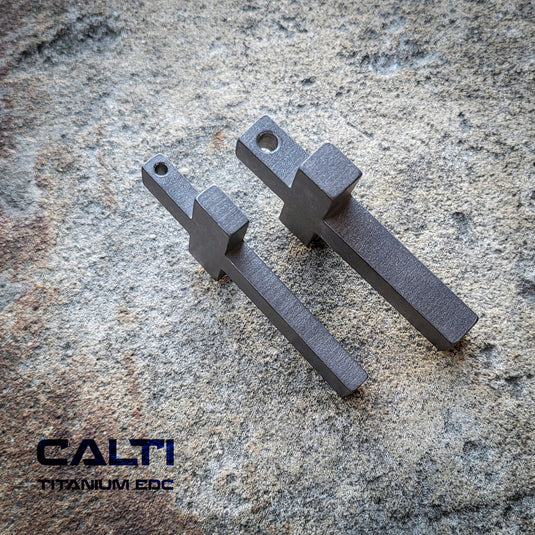 Big Titanium Cross, Hypoallergic Christian Custom Accessory, Necklace or Keychain