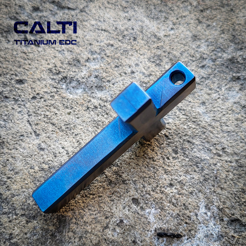 Load image into Gallery viewer, Custom Titanium Cross Necklace/Keychain: Hypoallergenic Christian Accessory
