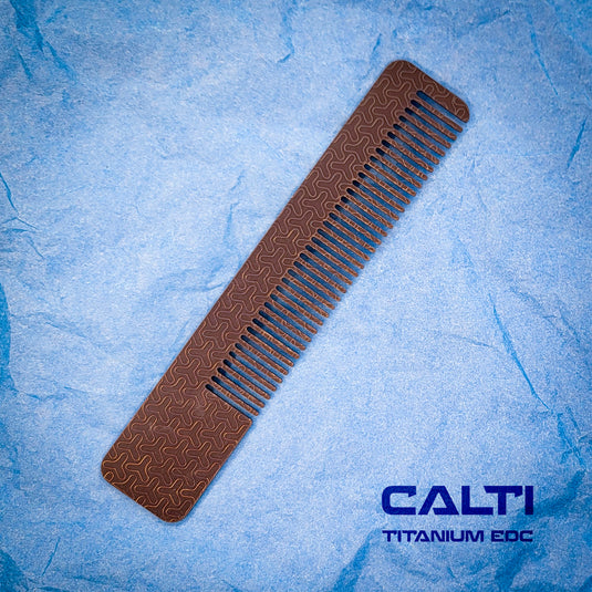 Ultimate Titanium EDC Collector’s Set – 4-Piece Tactical Gift Bundle: Utility Knife, RFID Wallet, Pocket Prybar & Grooming Comb