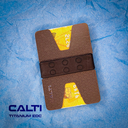 Ultimate Titanium EDC Collector’s Set – 4-Piece Tactical Gift Bundle: Utility Knife, RFID Wallet, Pocket Prybar & Grooming Comb