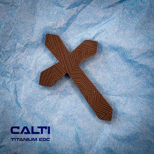 Titanium Black Cross, Hypoallergic Christian Custom Accessory, Necklace or Keychain, Christian Gift