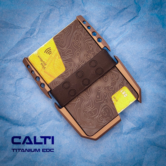 Ultimate Titanium EDC Collector’s Set – 3-Piece Tactical Gift Bundle: RFID Wallet, Pocket Prybar & Grooming Comb