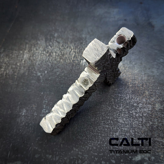 Custom Titanium Large Cross Necklace/Keychain: Hypoallergenic Christian Accessory