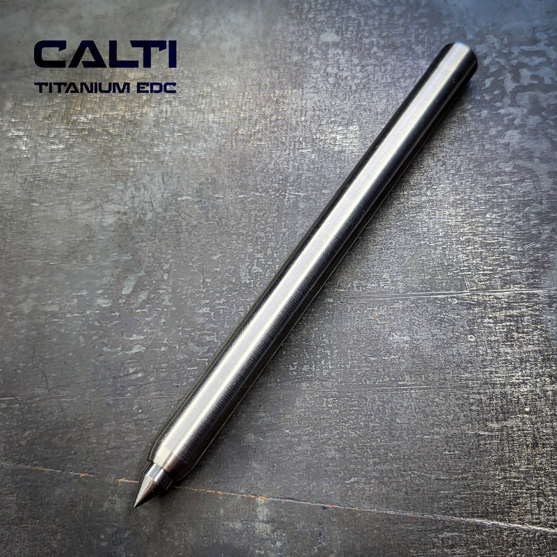 Load image into Gallery viewer, Titanium Minimalist Machinist Precision Scribe from Calti | Industrial Carbide-Tipped Marking Pen
