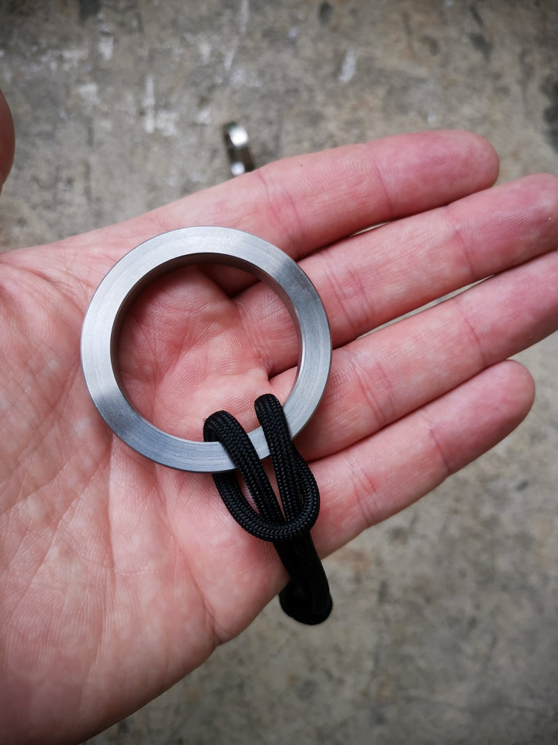 Load image into Gallery viewer, Calti Large Titanium Key Ring (42mm) | Heavy-Duty EDC Lanyard Loop
