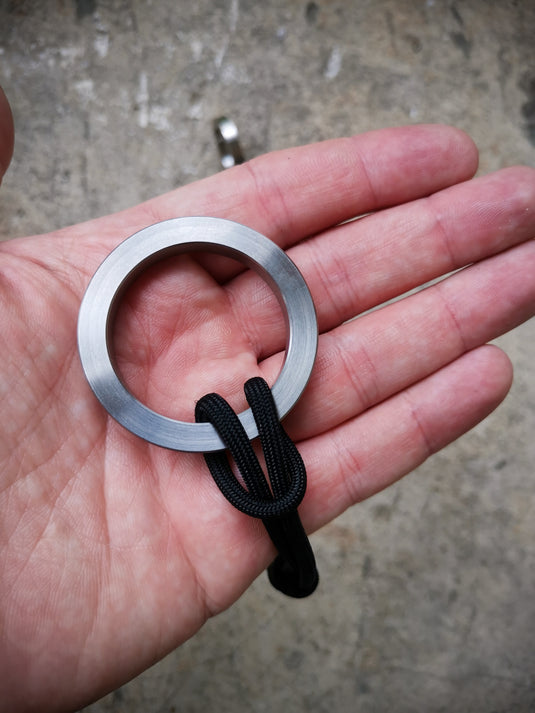 Calti Large Titanium Key Ring (42mm) | Heavy-Duty EDC Lanyard Loop