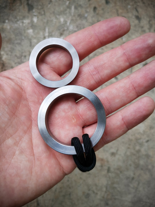 Calti Large Titanium Key Ring (42mm) | Heavy-Duty EDC Lanyard Loop