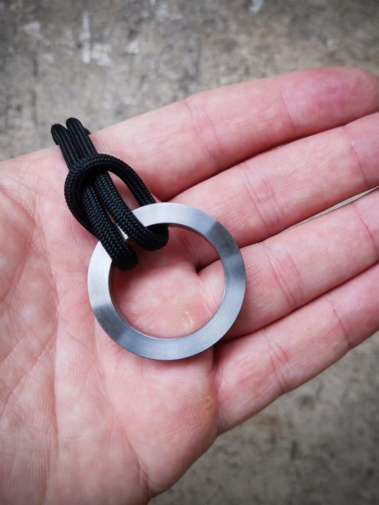 Calti Large Titanium Key Ring (42mm) | Heavy-Duty EDC Lanyard Loop