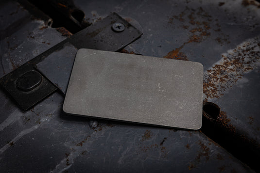 Custom Titanium RFID Blocking Ace of Spades Card - Slim EDC Wallet Insert by CALTI