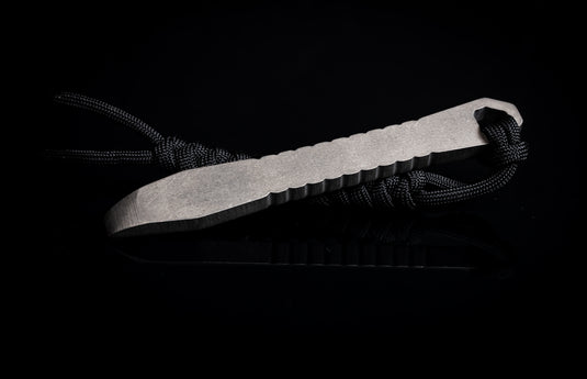 CALTI Slim Titanium Pocket Prybar: Ultra-Strong & Lightweight EDC Tool (Stonewashed or Anodized)