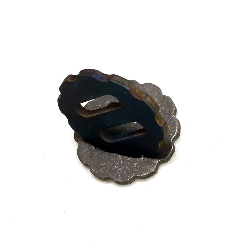 Load image into Gallery viewer, 10 Titanium Custom Buttons, Metal Buttons, Shirt Button, Coat &amp; Jeans Button, military buttons, dressmaking supplies, tactical buttons, EDC
